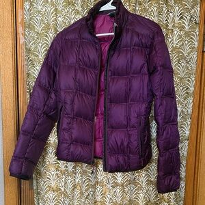 Eddie Bauer Women's Purple Puffer Jacket